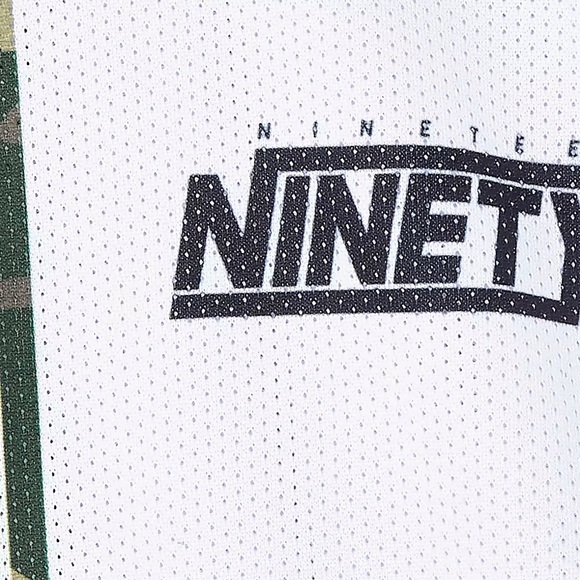 River Island Toddlers White Split Camo Mesh T-Shirt - Picture 3 of 3